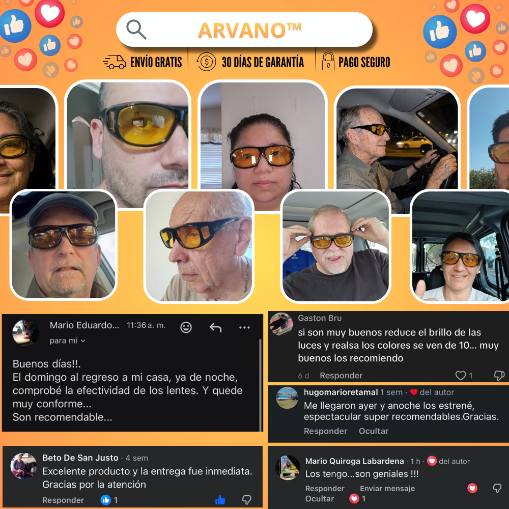 Lentes Antideslumbrantes ARVANO™